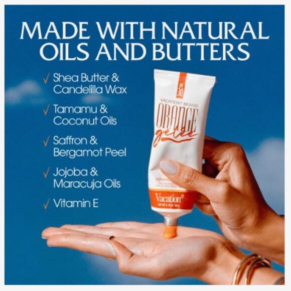 Vacation Beauty Orange Gelée SPF 30 Sunscreen Gel, BNIB - Picture 2 of 12